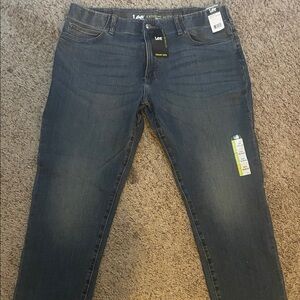 Lee Men's Deep Indigo Relaxed Jeans